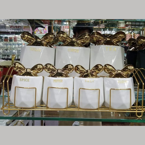 Bone China Jar Set, Elegant Fine Quality & Versatile Storage