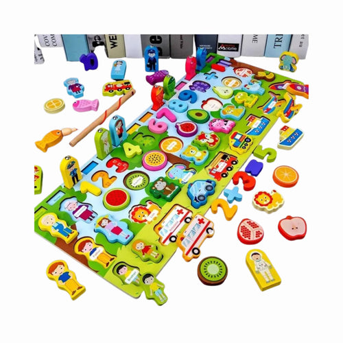 Magnetic Learning Board, Educational Toy, for Fun Sorting & Stacking