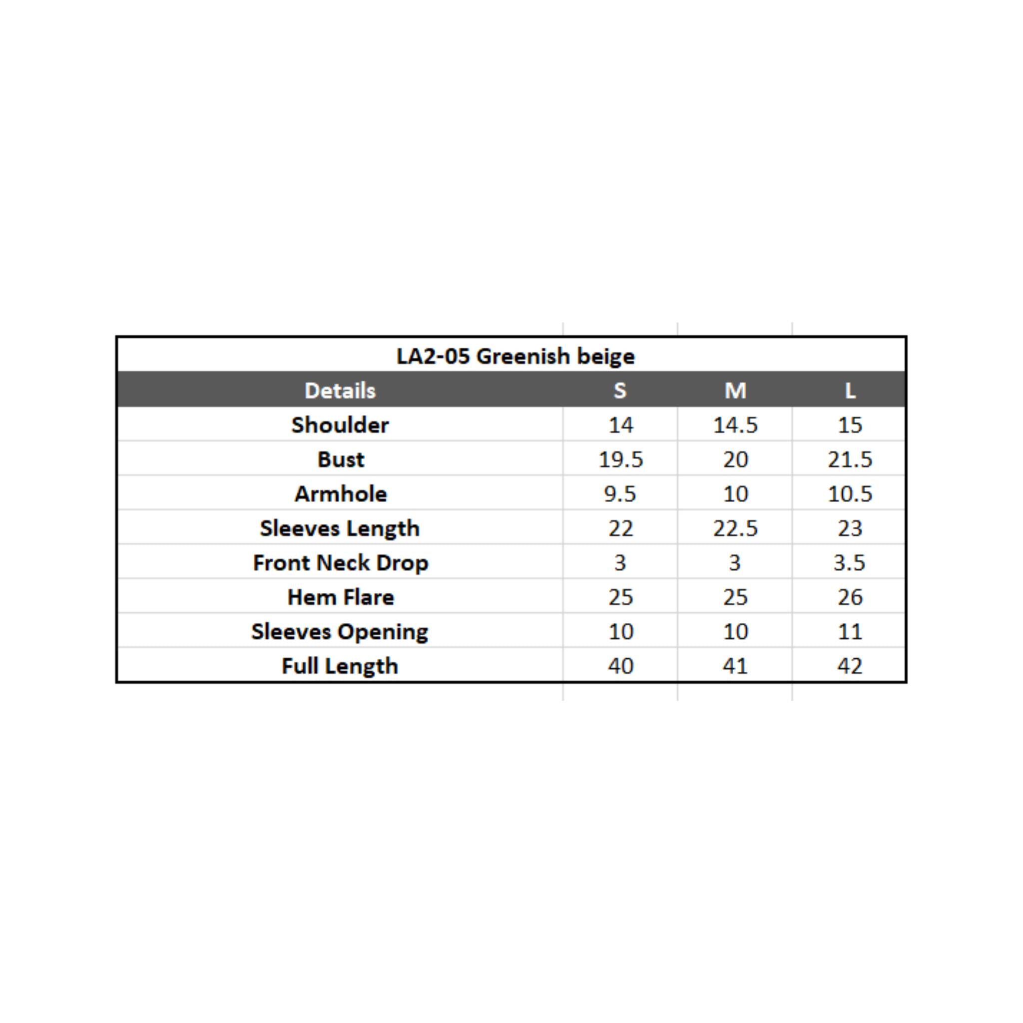 Khaddar Greenish Beige Shirt, Charming Floral Print, Orange Lace Accents, for Women